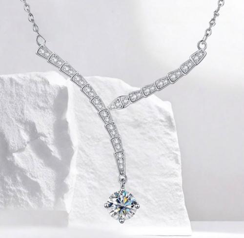 سنسال الماس MOISSANITE (1.00CT) GRA862
