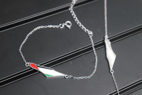 اسوارة بناتي علم فلسطين حجم كبير