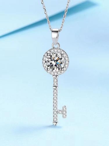 سنسال الماس MOISSANITE (1.00CT) GRA848