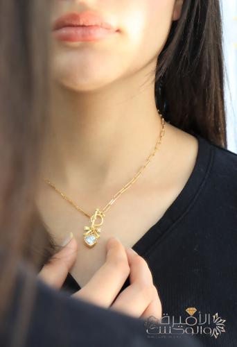 silver necklace