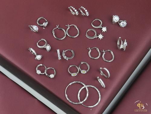 silver earring