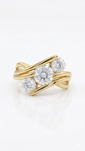خاتم الماس MOISSANITE (2.00CT) GRA829