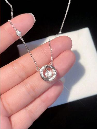 سنسال الماس MOISSANITE (0.50CT) GRA523