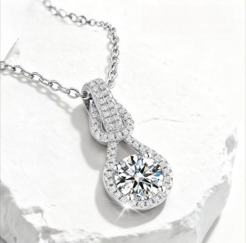سنسال فضة الماس 1ct