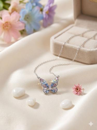 silver necklace
