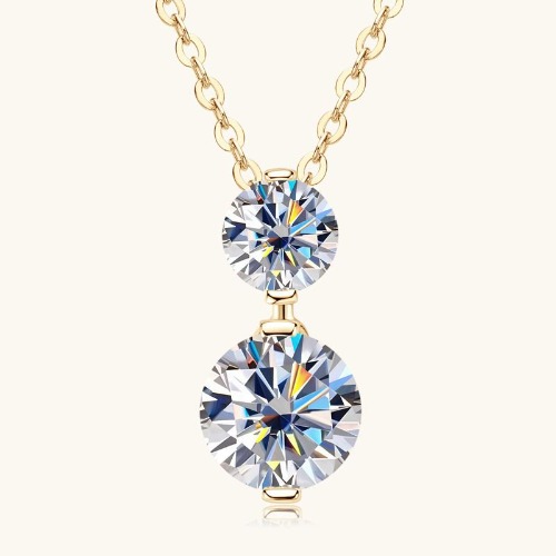 سنسال الماس MOISSANITE (2.00CT) GRA267