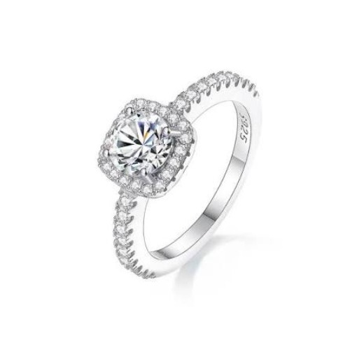 خاتم الماس MOISSANITE (1.00CT) GRA825