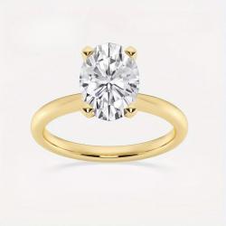 خاتم الماس MOISSANITE (2.00CT) GRA031