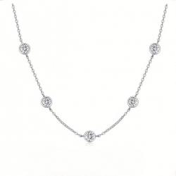 سنسال الماس MOISSANITE (2.50CT) GRA519