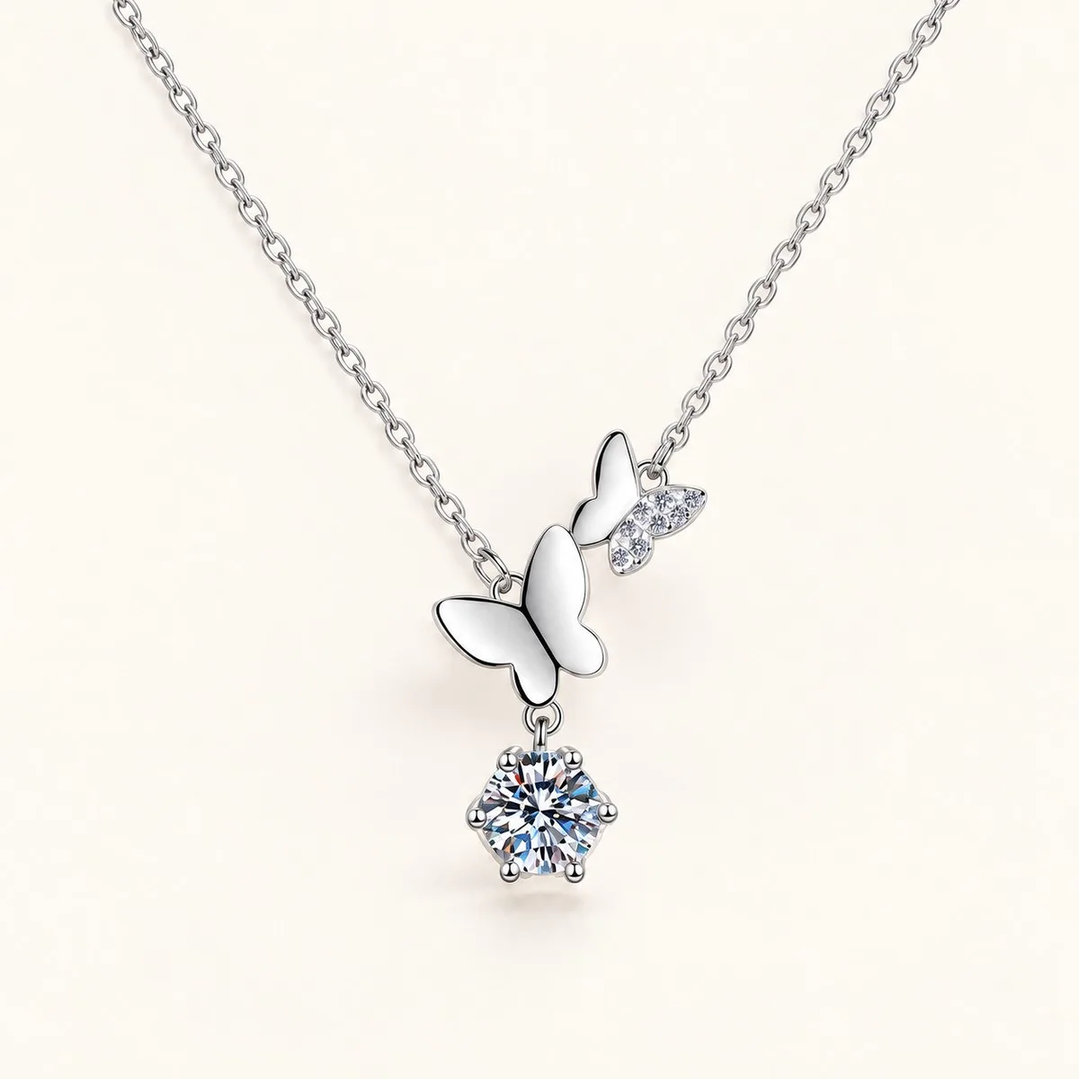 سنسال الماس MOISSANITE (1.00CT) GRA834